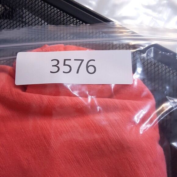 CHICOS Womens Top Size 1 Small Pink Pullover Tank Slub Knit Shark Bite VNeck - Picture 7 of 7